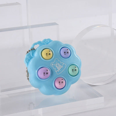 Mini Handheld Whac-a-mole Toy Decompression Keychain™ Secondary image