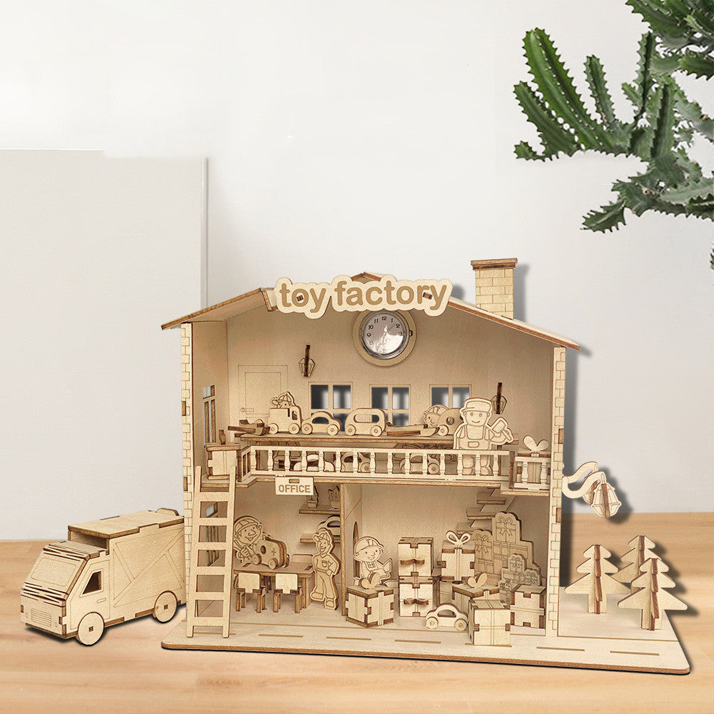 Diy Toy Model Wooden 3D Puzzle™ Secondary image