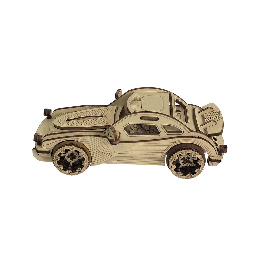 Children's DIY Wooden 3D Puzzle Toy Car™ Secondary image