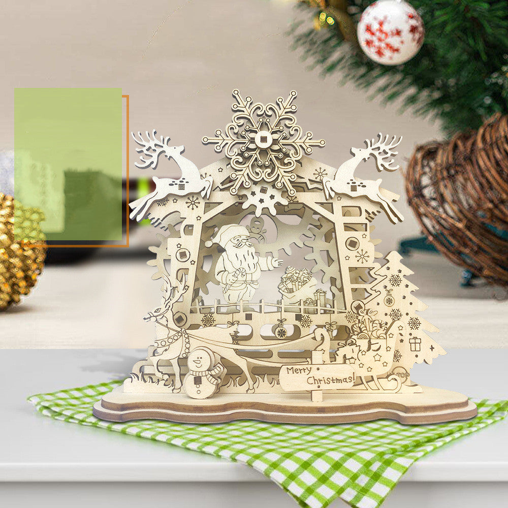 Toy Wooden 3D Puzzle Christmas™ Main image