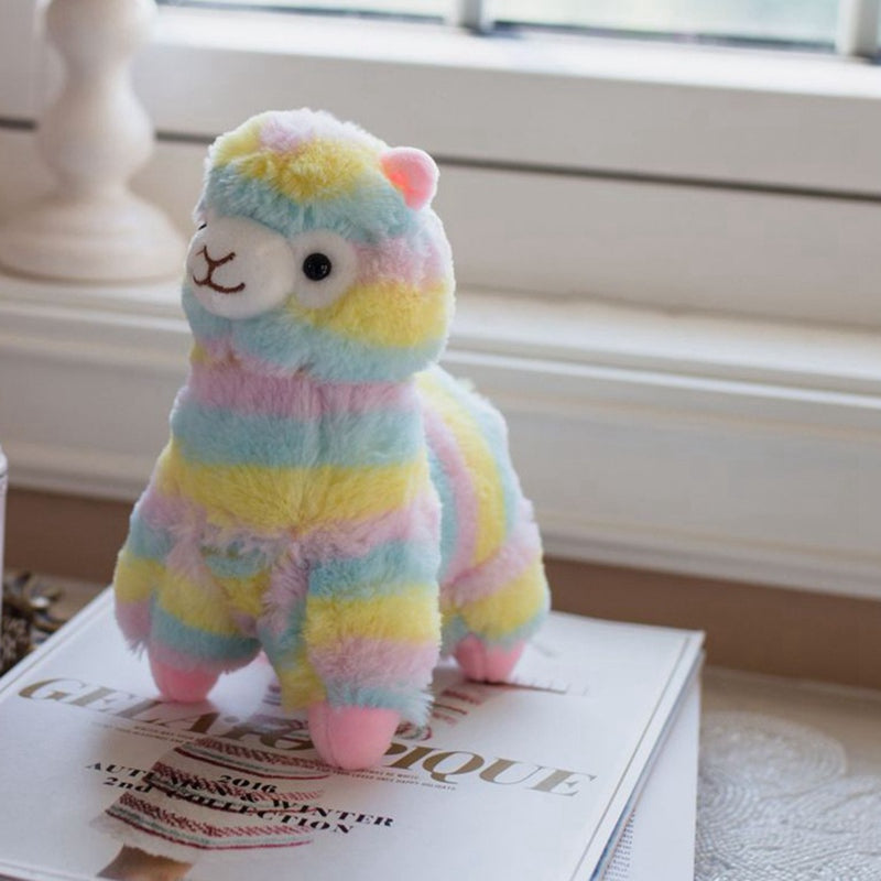 Rainbow Alpaca Doll Plush Toy™