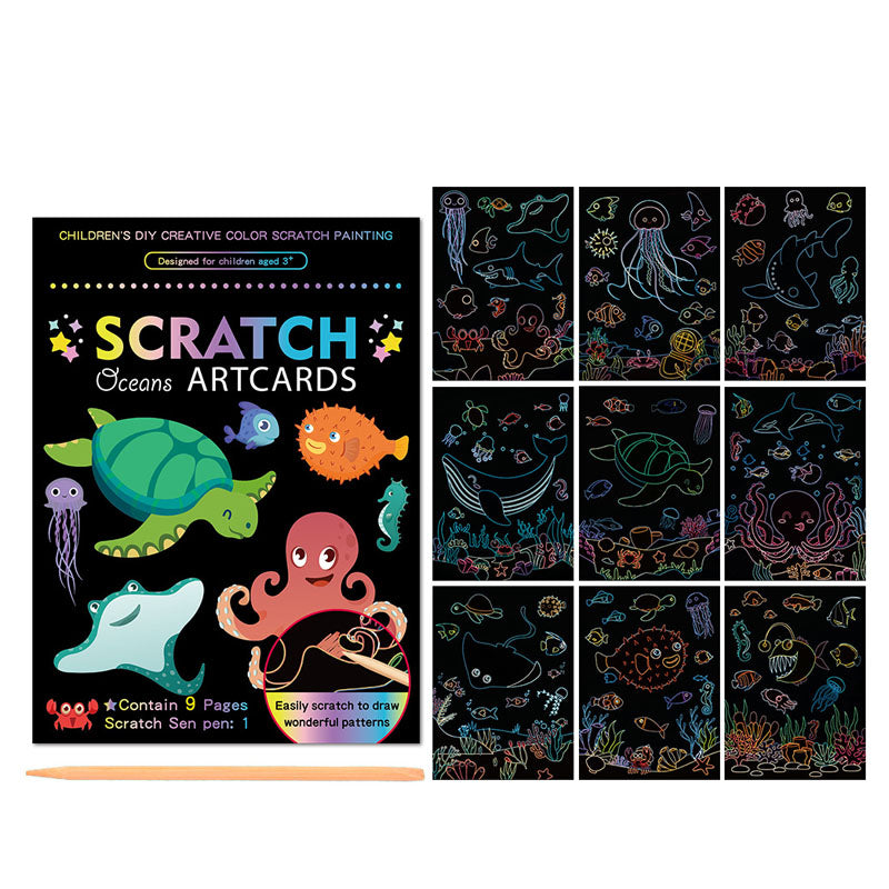 Making Magic Painting Template DIY Scratch Book™