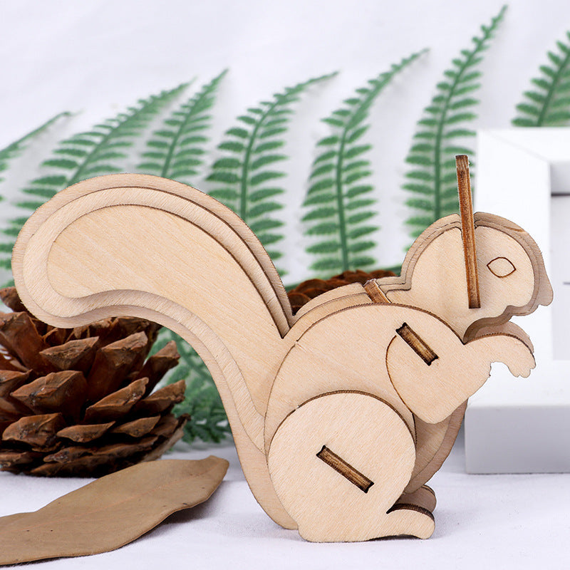Wooden Squirrel puzzle