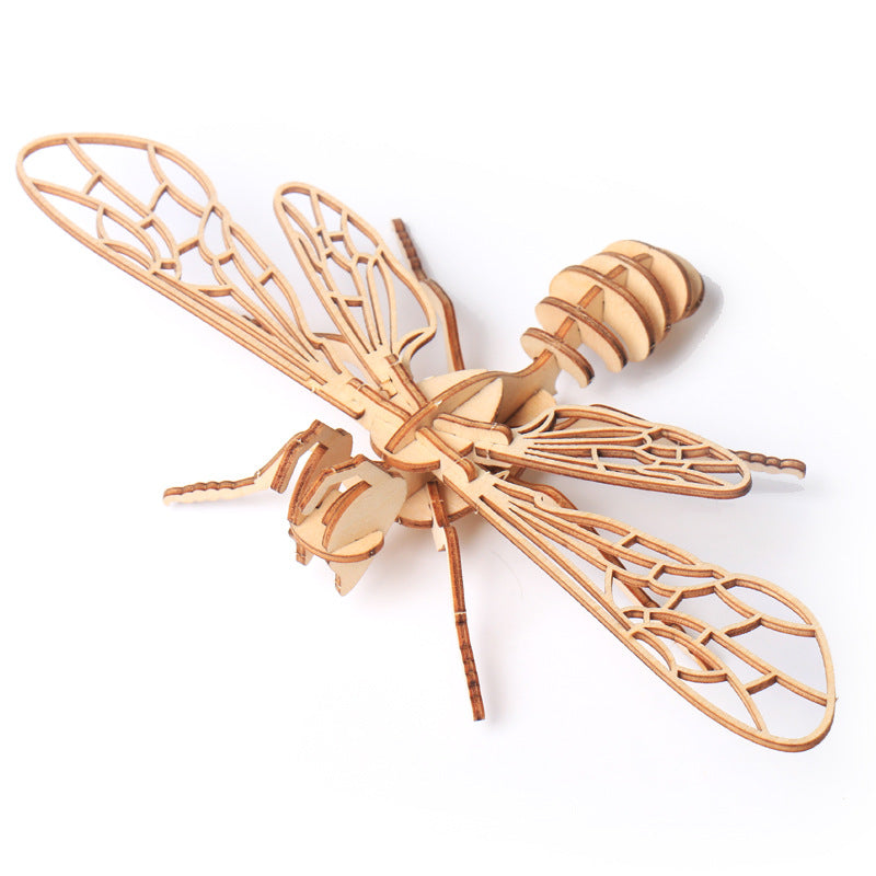Three-dimensional  Wooden Puzzles - In Use