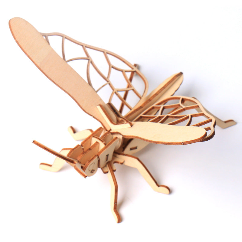 Wooden Grasshopper puzzle