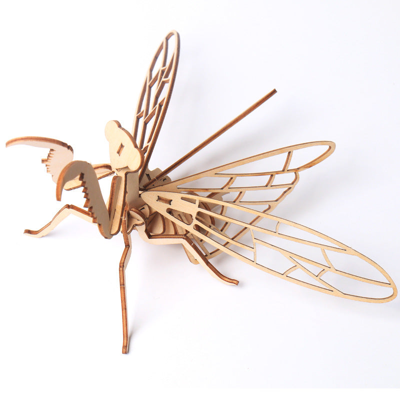 Wooden Praying Mantis Puzzle