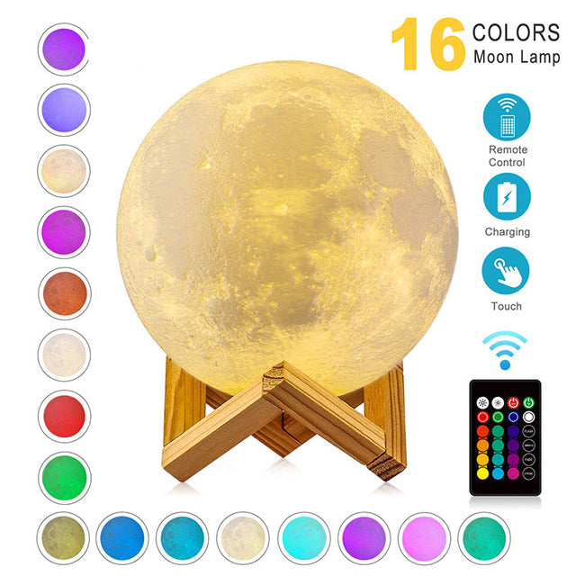 Moon Lamp Kids Night Light™ Secondary image