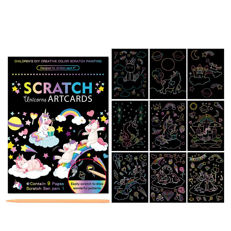 Making Magic Painting Template DIY Scratch Book™