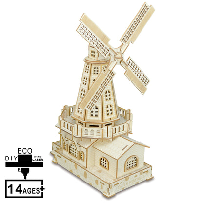 Wooden 3D Puzzle Assembling Toy™